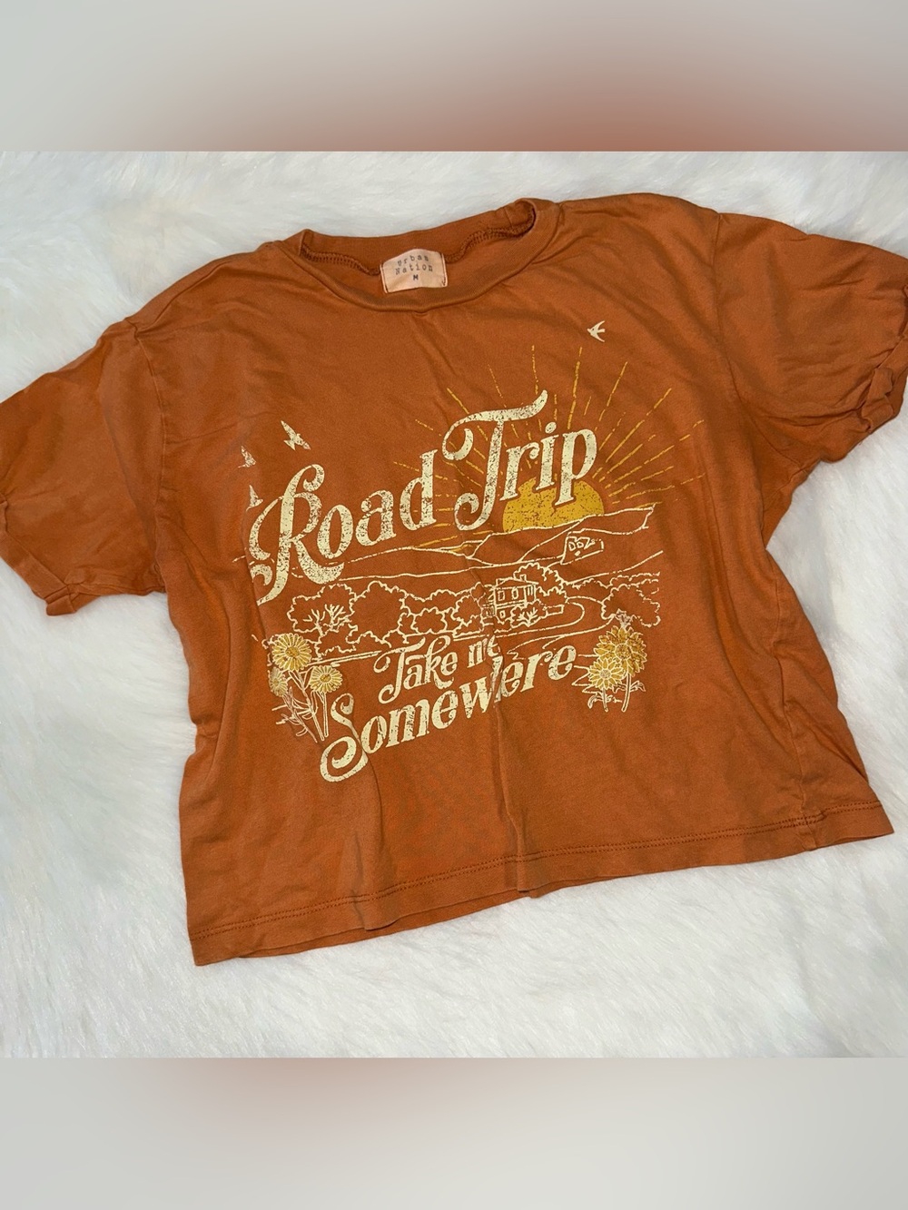 Cropped Road Trip Tee